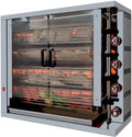 ISOFROST Hähnchengrill 4GSG mit 4 Spießen für 24 Hähnchen - 1160x450x930 mm
