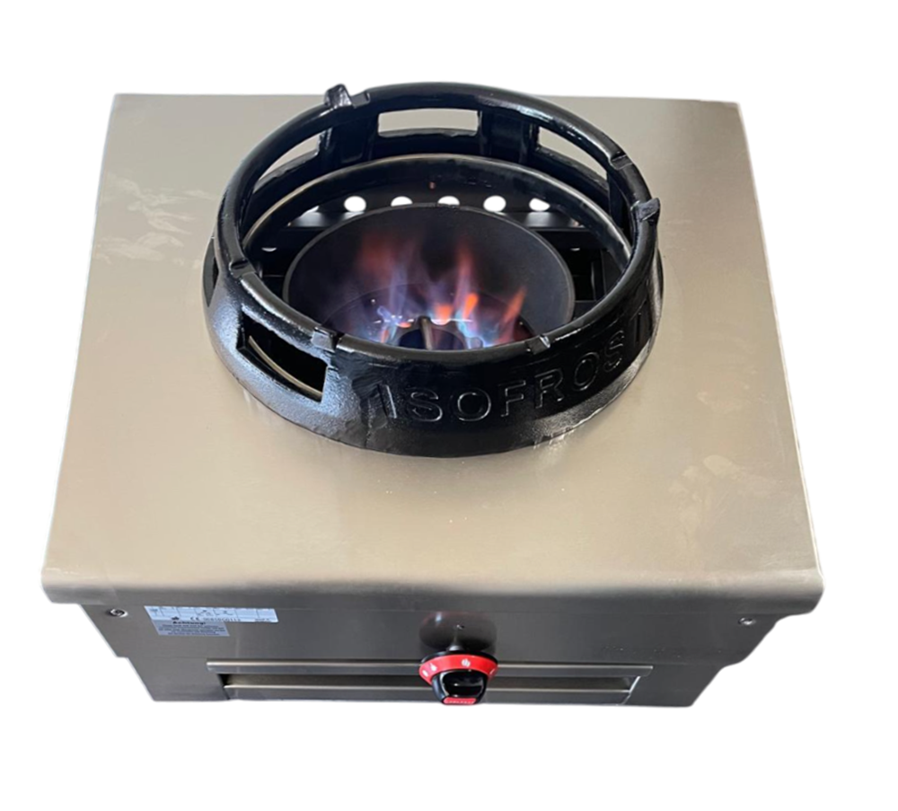 Wok-Herd ISO-Lion-SM-1 Brenner – 600x600x500mm - 42kw