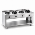 Gas-Wok-Herd einseitig – 4 Brenner