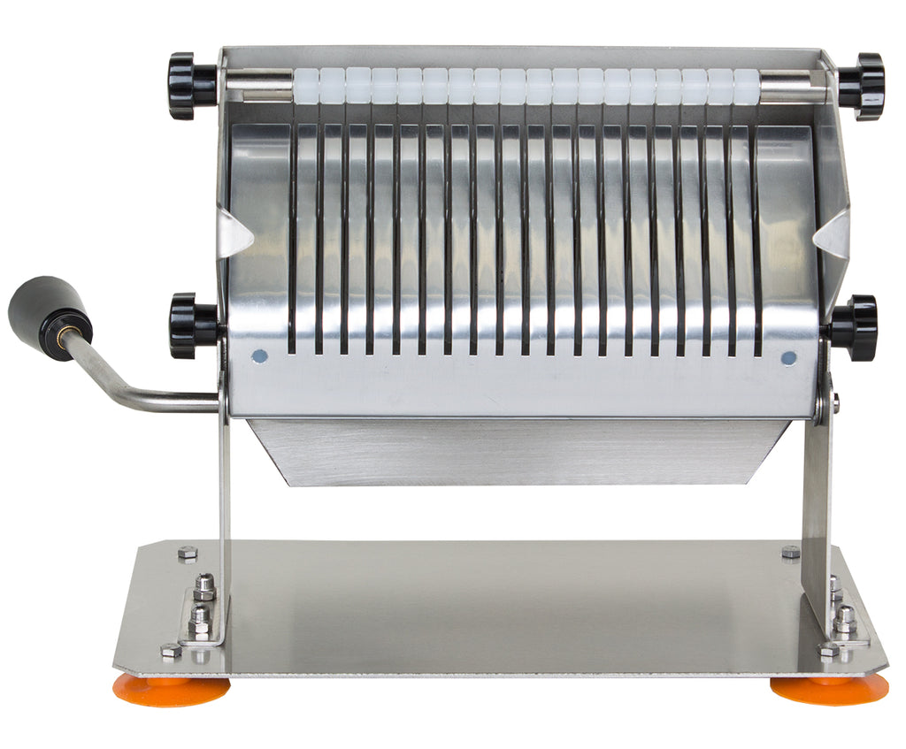 ISOFROST Currywurstschneider manuell mit 10 Edelstahlmessern – ISO-CWS8