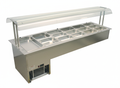ISOFROST Kiel G Kaltbuffet Einbausystem mit Glasaufsatz