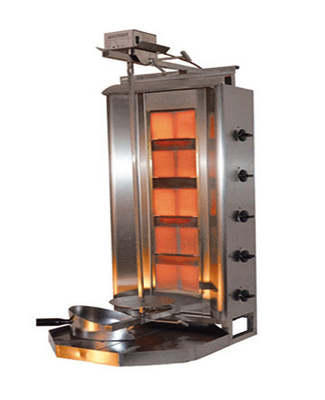 Dönergrill Gas Gerät - Bestückung bis 120 kg - ISO-G14-5