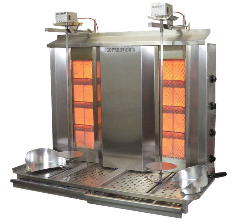 Dönergrill Gas Gerät bis 2 x 70 kg Bestückung ISO-G14-2