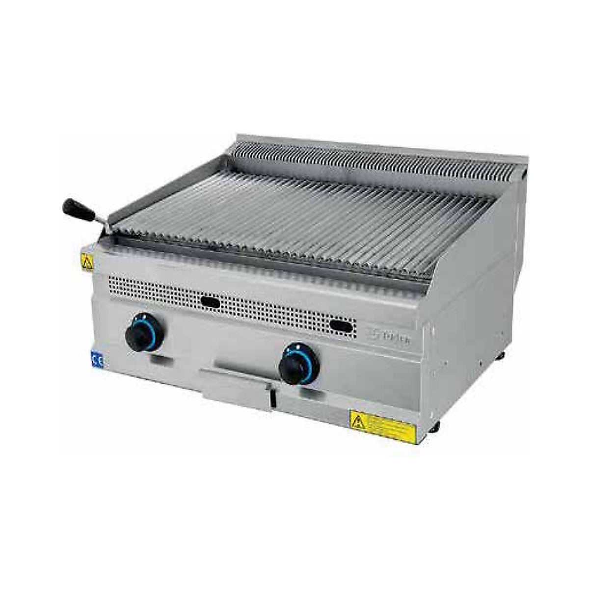 ISOFROST Gas-Lavasteingrill ISO-6LG800 – 800 mm Tischmodell