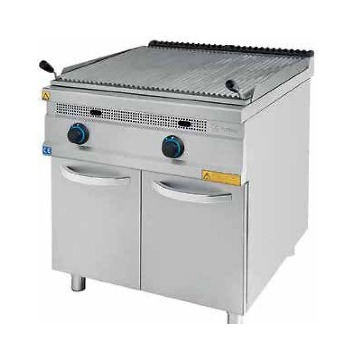 ISOFROST Gas-Lavasteingrill ISO-9LG800 – 800 mm Standmodell