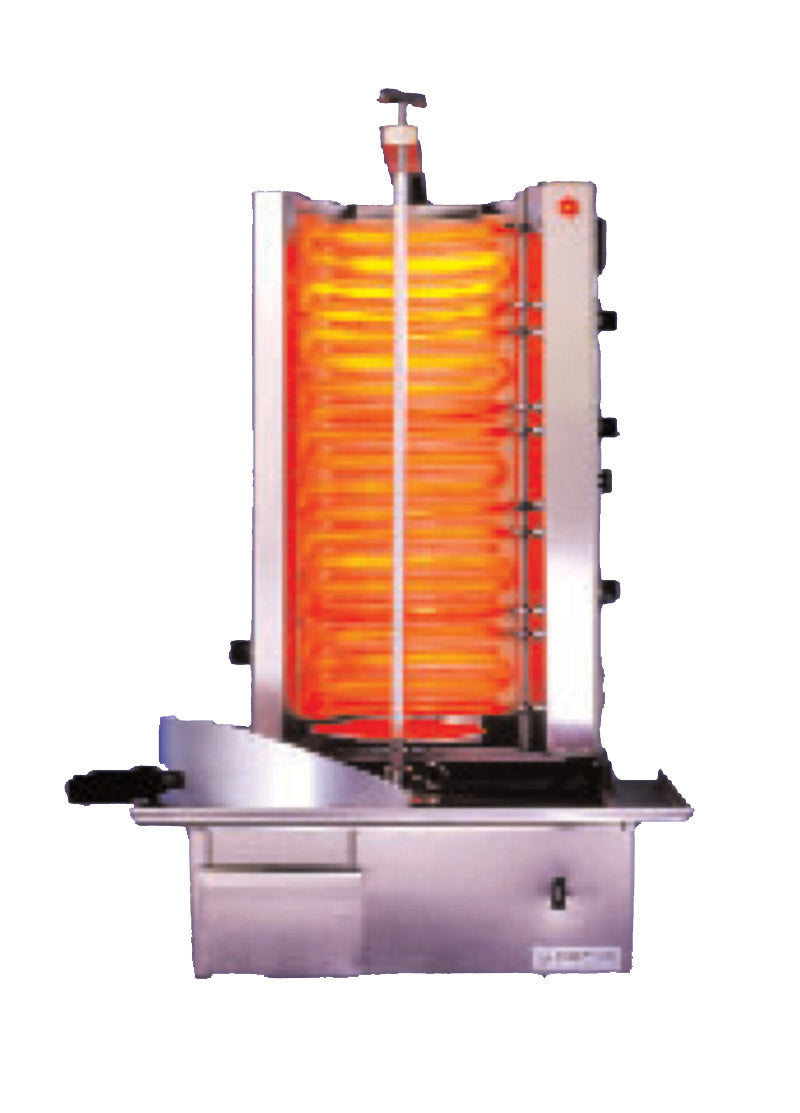 Dönergrill Elektro Gerät bis 50 kg Bestückung - Motor unten - ISO-E33