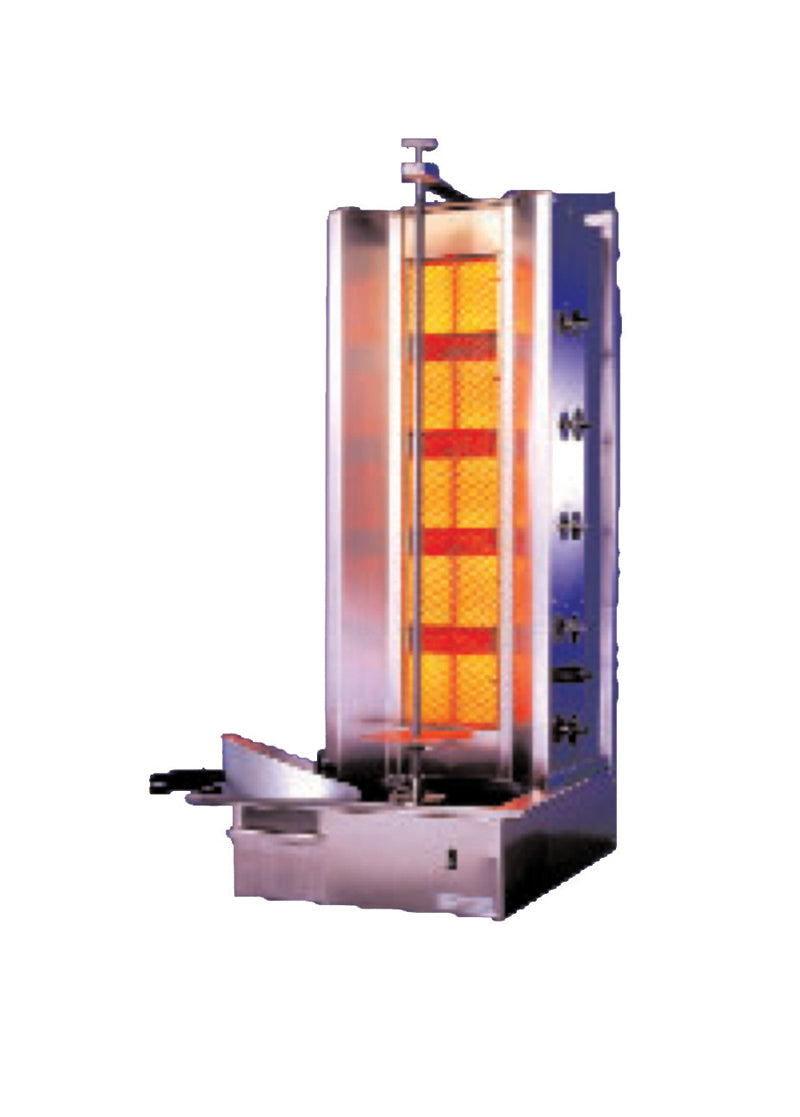 Dönergrill Gas Gerät bis 100 kg Bestückung - Motor unten - ISO-G15