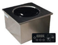 Induktions-Wok Einzelplatte Einbaumodell - 5 kW mit externem Drehregler