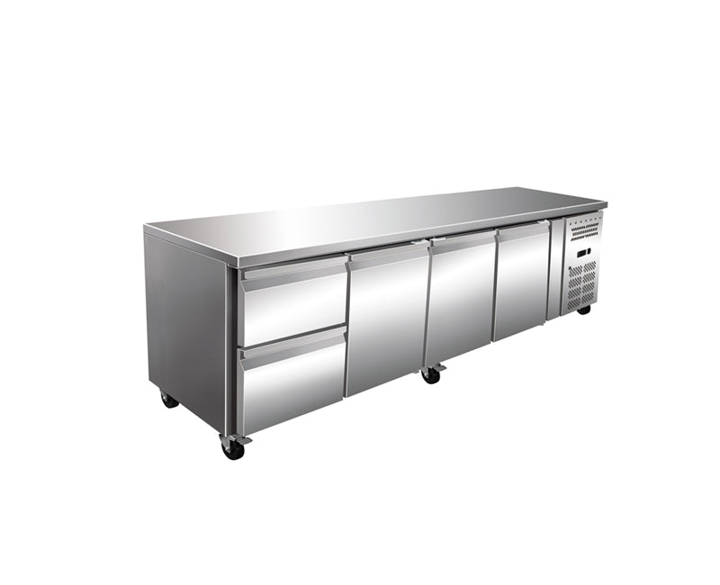 Kühltisch 700er Serie - 2 Schubladen, 3 Türen