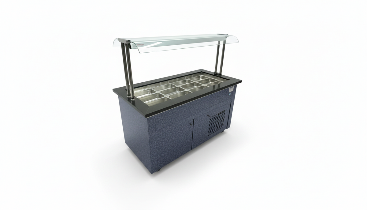Kalt-Buffet mit Granitablage - Maße: 1480x700x1441 mm
