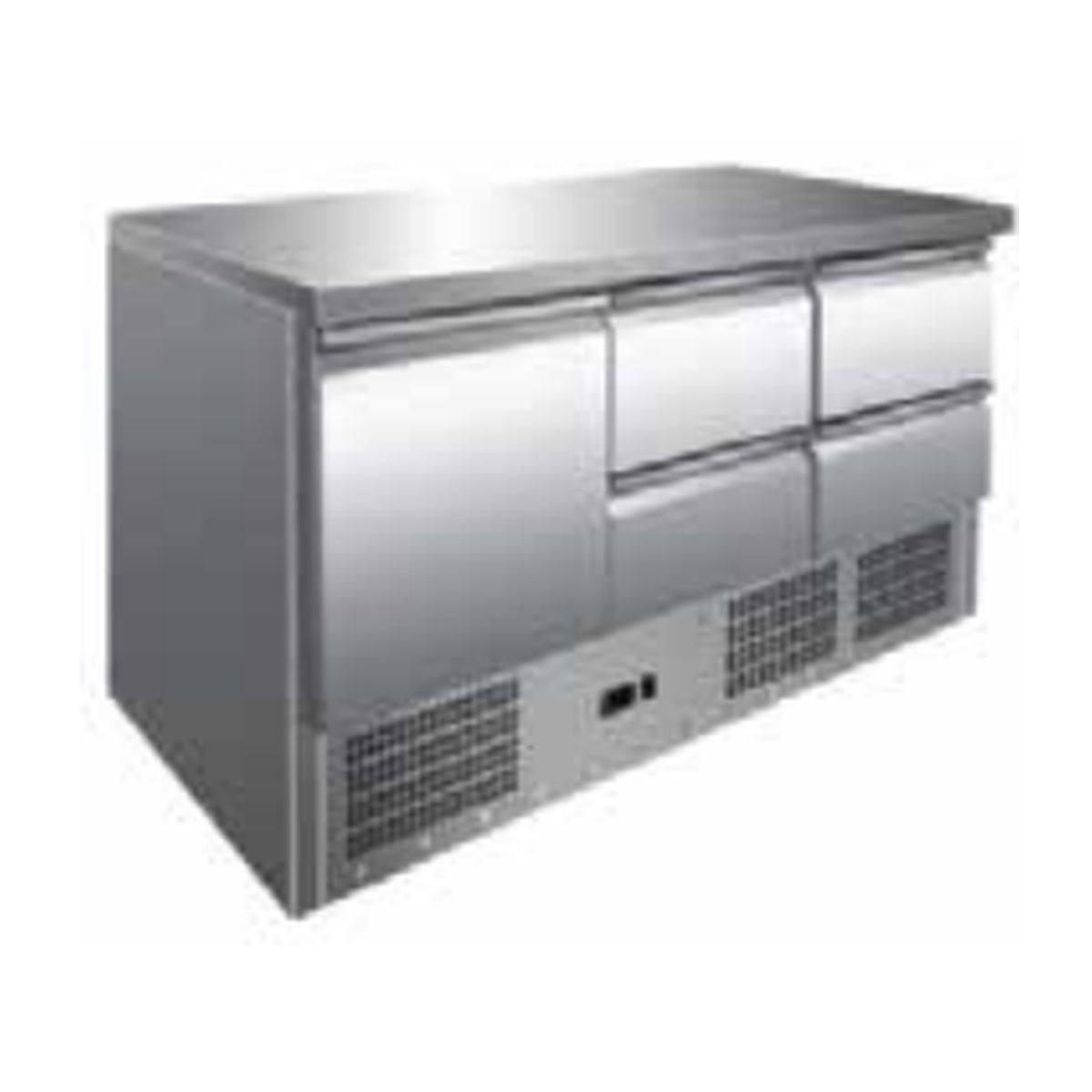 ISOFROST Saladette S903-4D – 1 Tür + 4 Schubladen – 368 L