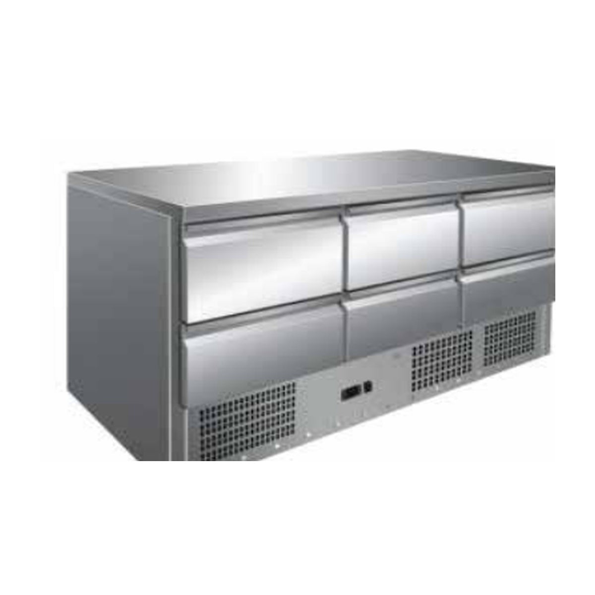 ISOFROST Saladette S903-6D – 6 Schubladen – 368 L