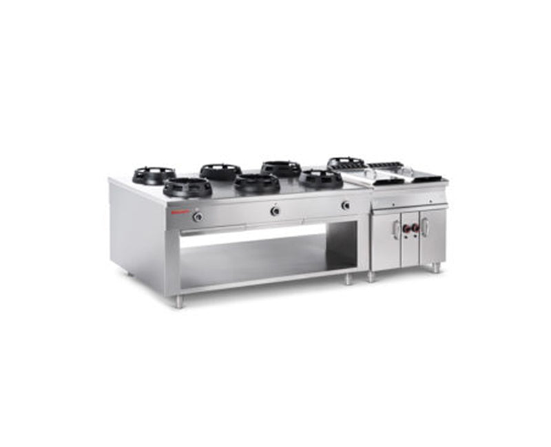 ISOFROST Gas-Wok-Herd Volkan-Serie