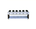 Gas-Wok-Herd zweiseitig – 12 Brenner