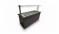 Warm-Buffet mit Granitablage - Maße: 1800x700x1441 mm