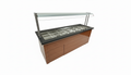 Warm-Buffet mit Granitablage - Maße: 2130x700x1441 mm