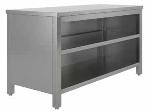 ISOFROST Arbeitsschrank 80er Serie vorne offen