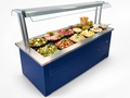 ISOFROST Hamburg Kaltbuffet mit blauem Dekorblech