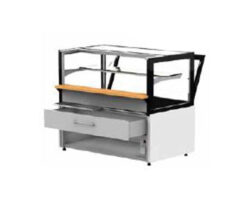 Bäckerei Vitrine ISO Rollada - Maße: 1360x800x1230-1250 mm – Bild 3